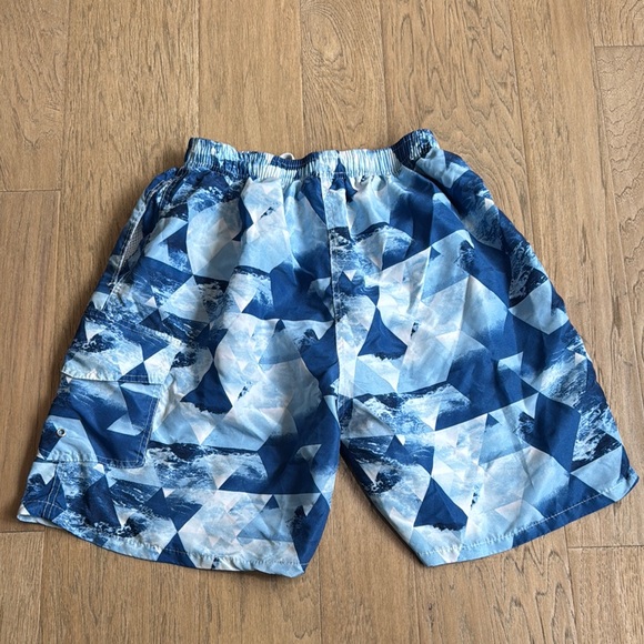 Hollister Medium Men Swimming Board Trunks, Cargo Pocket, Drawstring & Lining - Picture 5 of 7